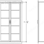 Healthcare stainless steel cabinets in wall elevation 52624 fp r2