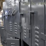 Heavy duty steel industrial personal lockers