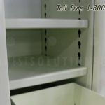 Heavy duty steel shop floor tool storage lockers