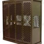 Heavy duty weapons cabinet gun storage military