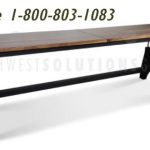 Height adjustable large table conference room