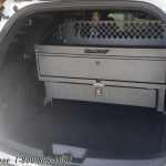 Hidden weapon locker police vehicle trunk safe