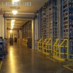 High bay library book shelving archive collection storage