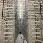 High bay mobile racking warehouse shelving