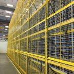 High bay mobile warehouse bin shelving