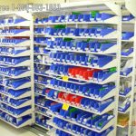 High capacity pharmacy storage shelving plastic bin storage medication pharmaceutical bottle medical