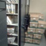 High capacity rolling shelves file shelving