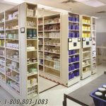 High capacity rx rolling storage shelves