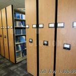 High density automatic mobile library shelving
