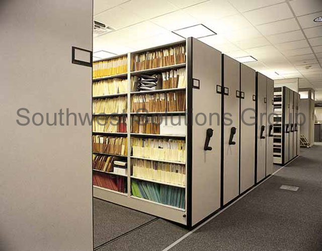 Rolling File Shelving Austin | Moving Filing Cabinets Bryan Brenham ...