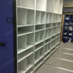 High density rolling shelves storage lockers