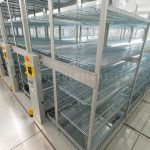 High density wire racks activrac cooler storage