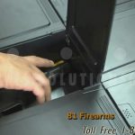 High security firearm handgun storage smart lockers