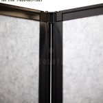Hinged room dividers 360 degrees