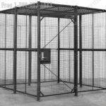 Holding cell wire cage