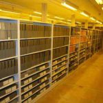 Hollinger file box storage shelving