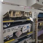 Hospital bed stacker storage lift