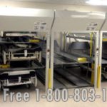 Hospital bed storage stack store vertical lift