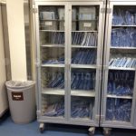 Hospital case carts rolling storage