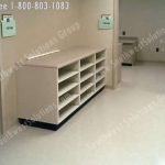 Hospital nurse cubbyhole shelving casework medical notebook slots dallas austin oklahoma city houston