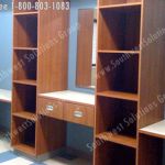 Hospital patient room cabinets modular casework furniture