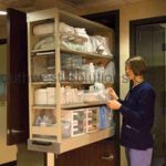 Hospital room sliding shelving slide cabinet texas arkansas oklahoma kansas tennessee