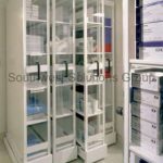 Hospital specialty cabinets surgical sliding storage shelving dallas houston austin san antonio oklahoma city little rock memphis wichita