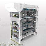Hospital stretcher gurney automated vertical storage ssg st427 45r
