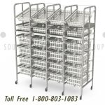 Hospital supply racks replace automated cabinet