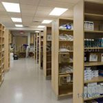Hospital supply shelves medical drug storage shelving