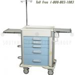 Hospital utility emergency cart wheels iv pole