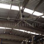 Industrial ceiling fan electrical large diameter