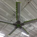 Industrial ceiling fan large diameter