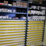 Industrial drawer cabinet in shelving saves space bulk rack