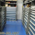 Industrial drawers modular shelving racks
