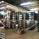 Industrial engineered shelving mezzanine catwalk storage racks