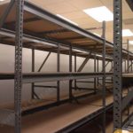 Industrial high capacity compact storage racks