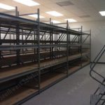 Industrial high capacity rolling shelves storage