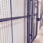 Industrial security wire mesh cages partitions