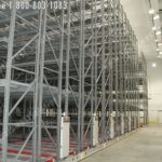 Industrial temperature controlled warehouses storage racks