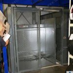 Industrial vertical reciprocating lift mezzanine parts elevator