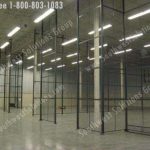 Industrial wire security fence enclosed cages