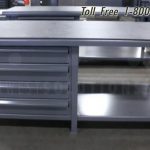 Industrial workbench locking drawer cabinets