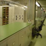 Installation full height half herbarium cabinets compact condensed museum storage