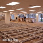 Installing mobile high density storage shelving