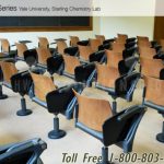 Jury fixed seating chairs auditorium work surface desk class room university