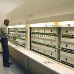 Kardex remstar lektriever electric record storage cabinet