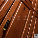 Keyless wood lockers day locker hoteling shared