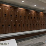 Keypad wood locker room digital keyless