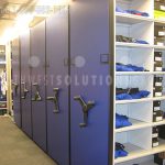 Ku athletics high density storage shelving athletic manager storage solutions